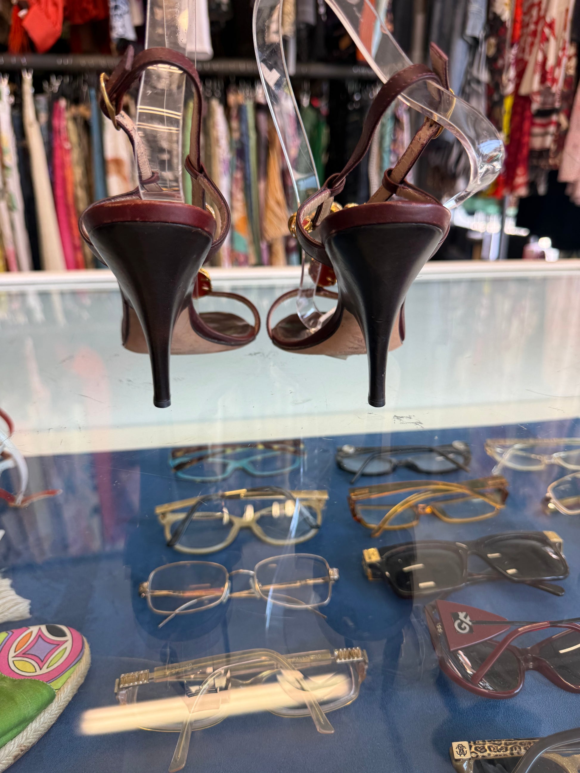Sandali gioiello Giuseppe Zanotti corallo 00s