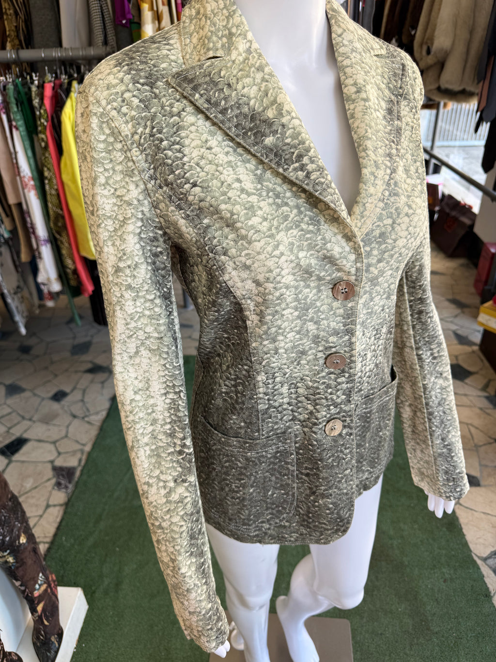Blazer Roberto Cavalli nermaid/ fish 1990s