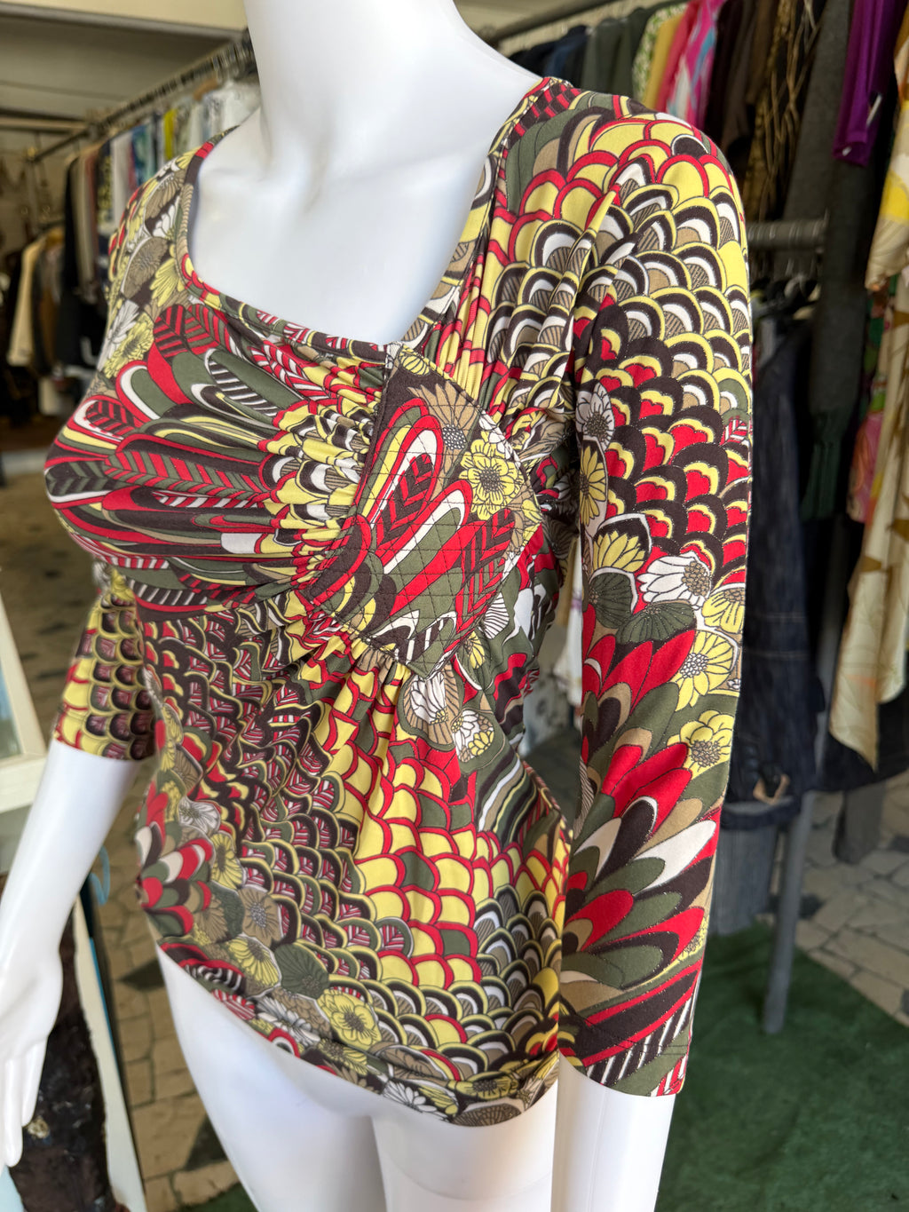 Top Roberto Cavalli astratto 2000s