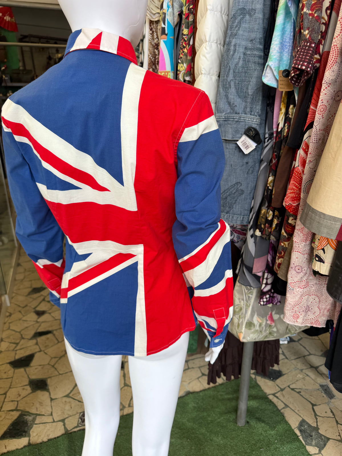 Camicia Dolce & Gabbana SS2002 Union Jack Regno Unito 🇬🇧