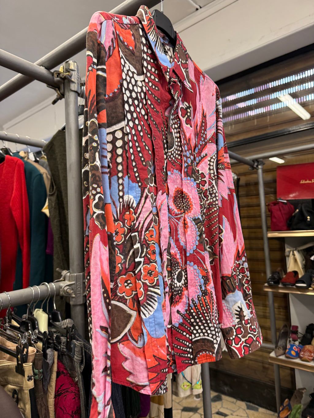 Camicia Roberto Cavalli fiori