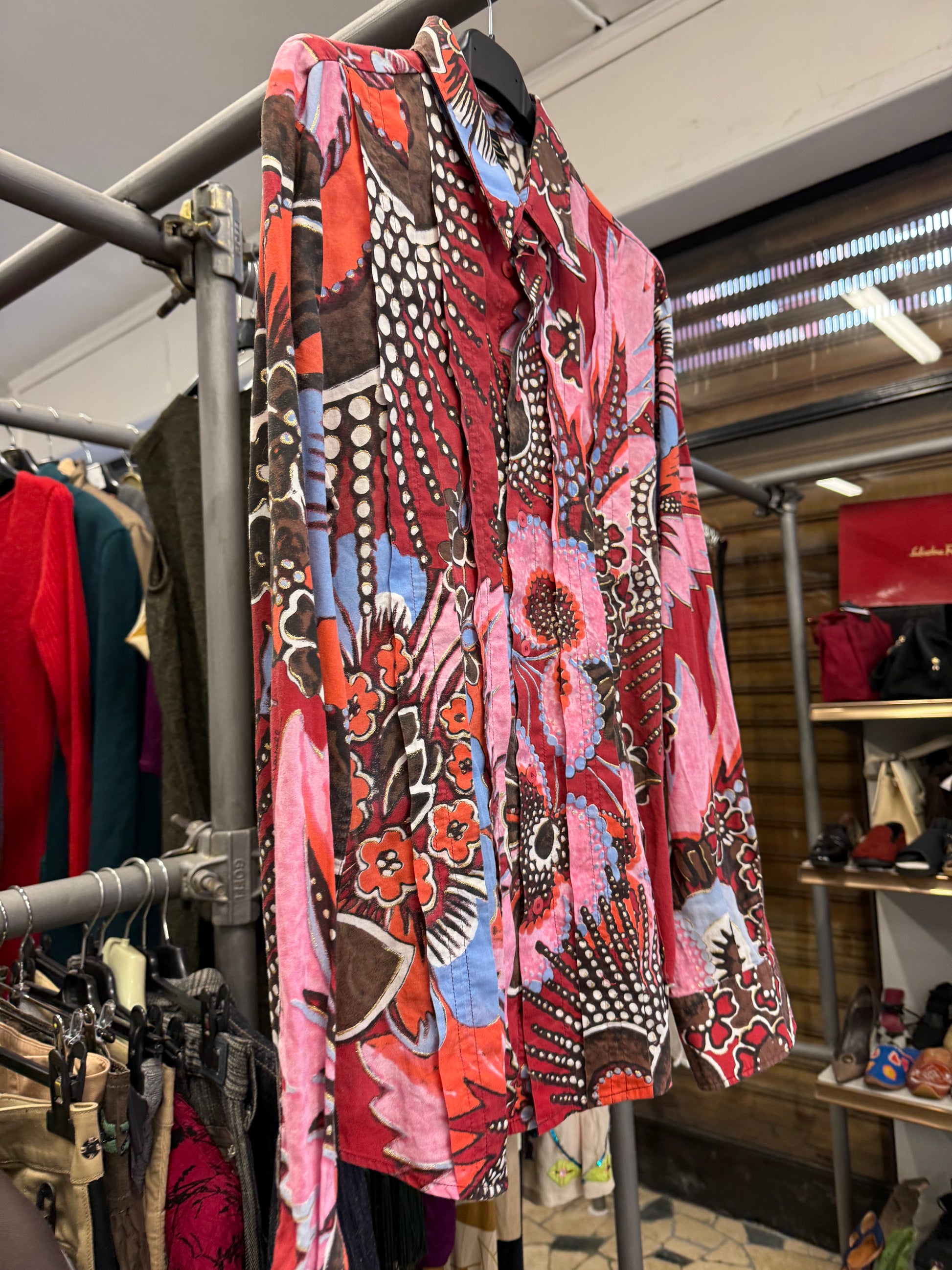 Camicia Roberto Cavalli fiori