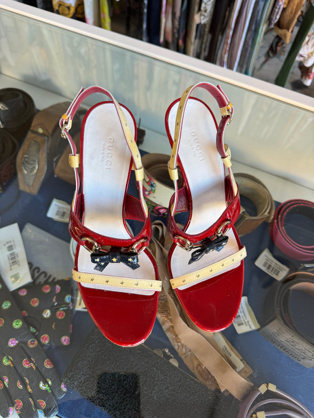 Sandali Gucci bandiera USA anni 2000