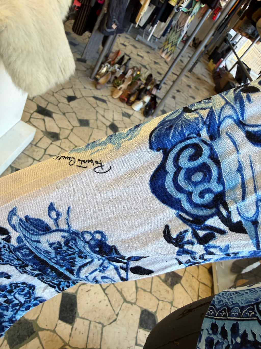Top Roberto Cavalli FW2005 Vaso cinese