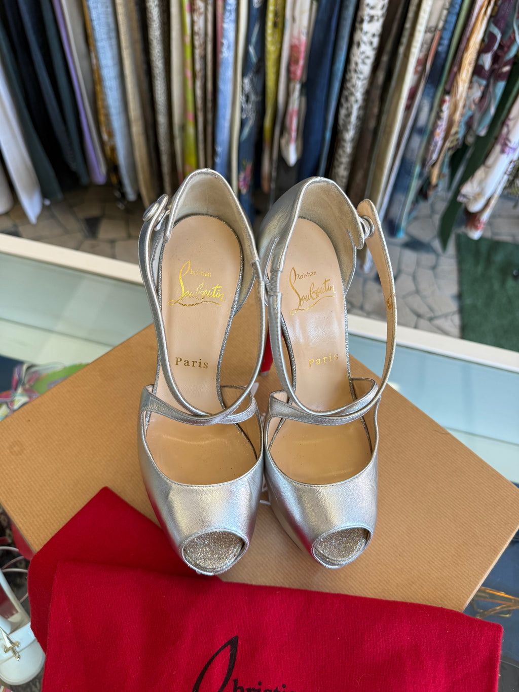 Sandali Christian Louboutin Exagona 16 nuovi