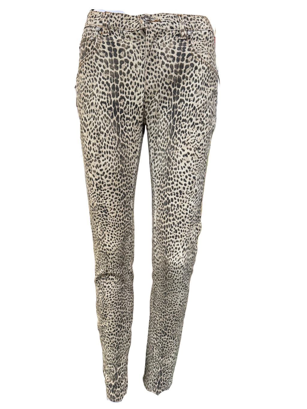 Jeans Roberto Cavalli leopardo FW1997