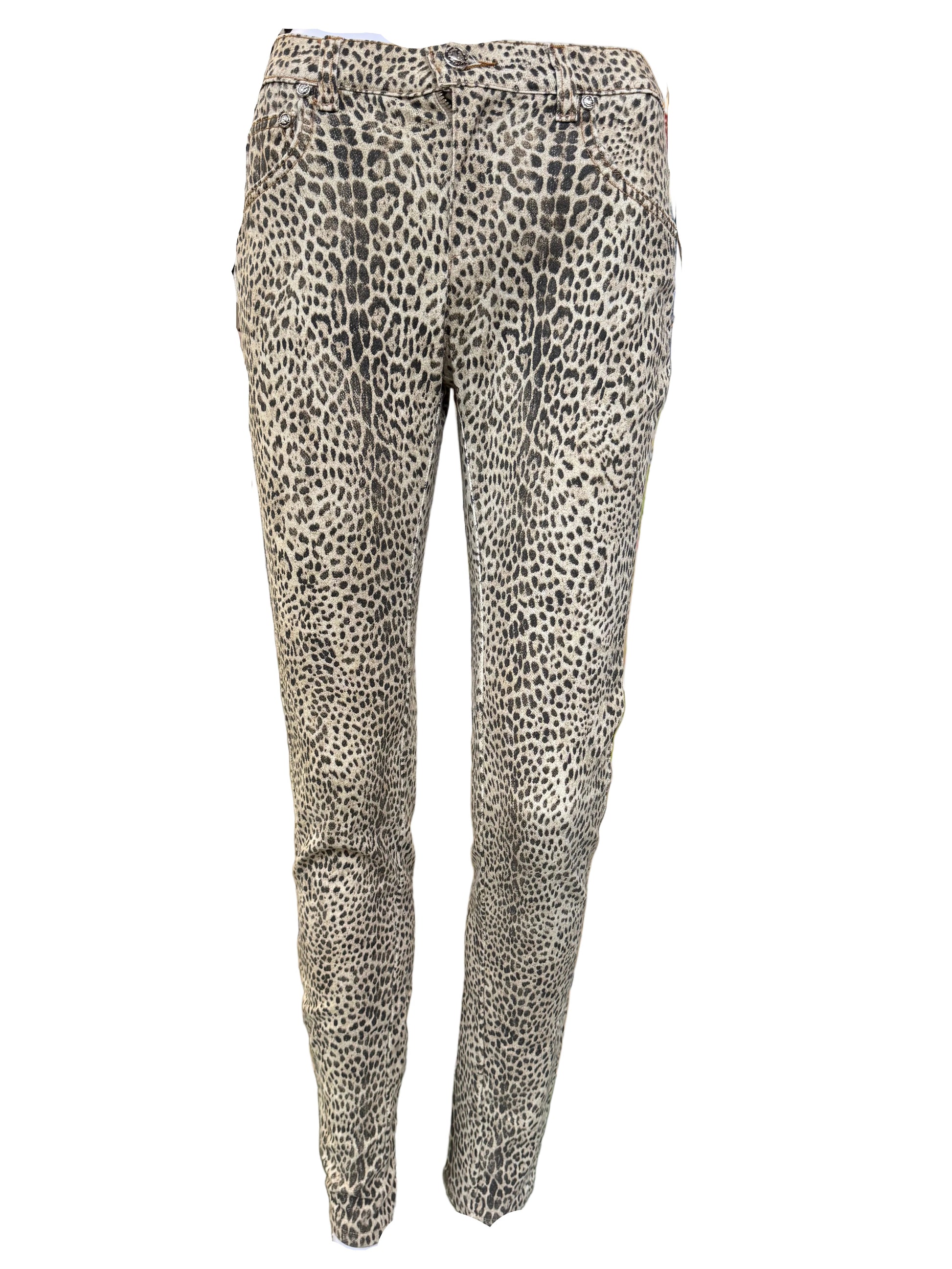 Jeans Roberto Cavalli leopardo FW1997