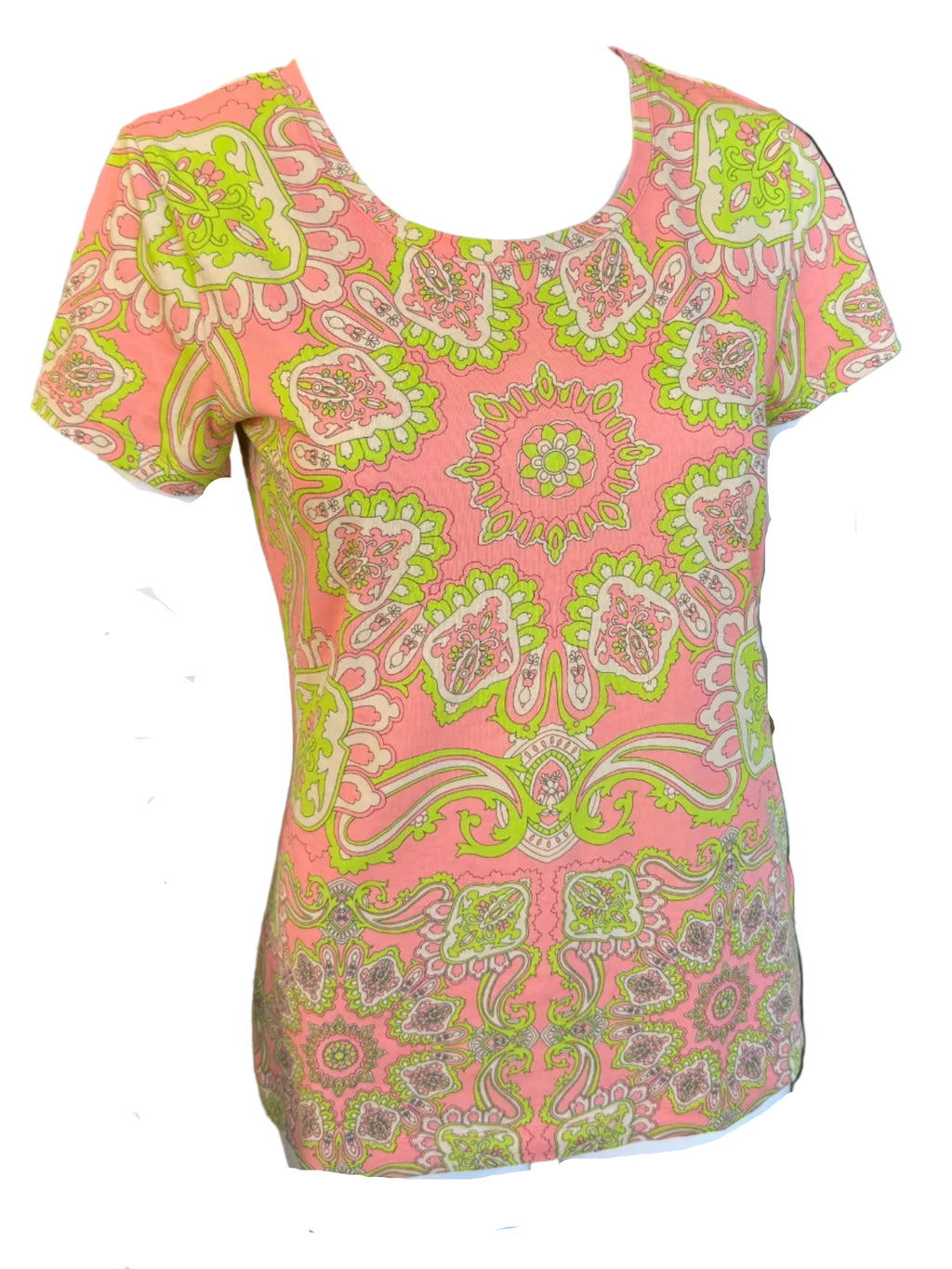 T-shirt Escada paisley 2000s