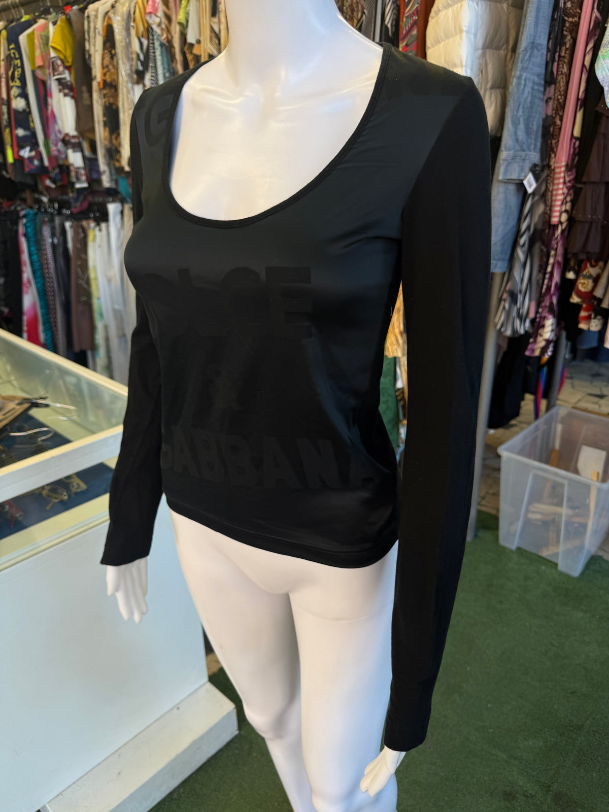 Top Dolce & Gabbana scritta 00s