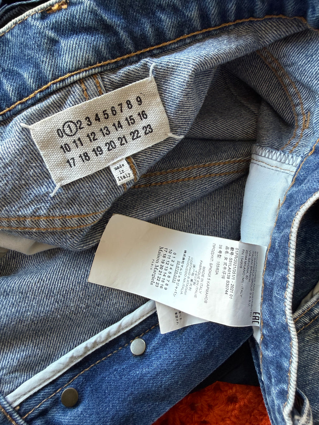Jeans Maison Margiela SS2001