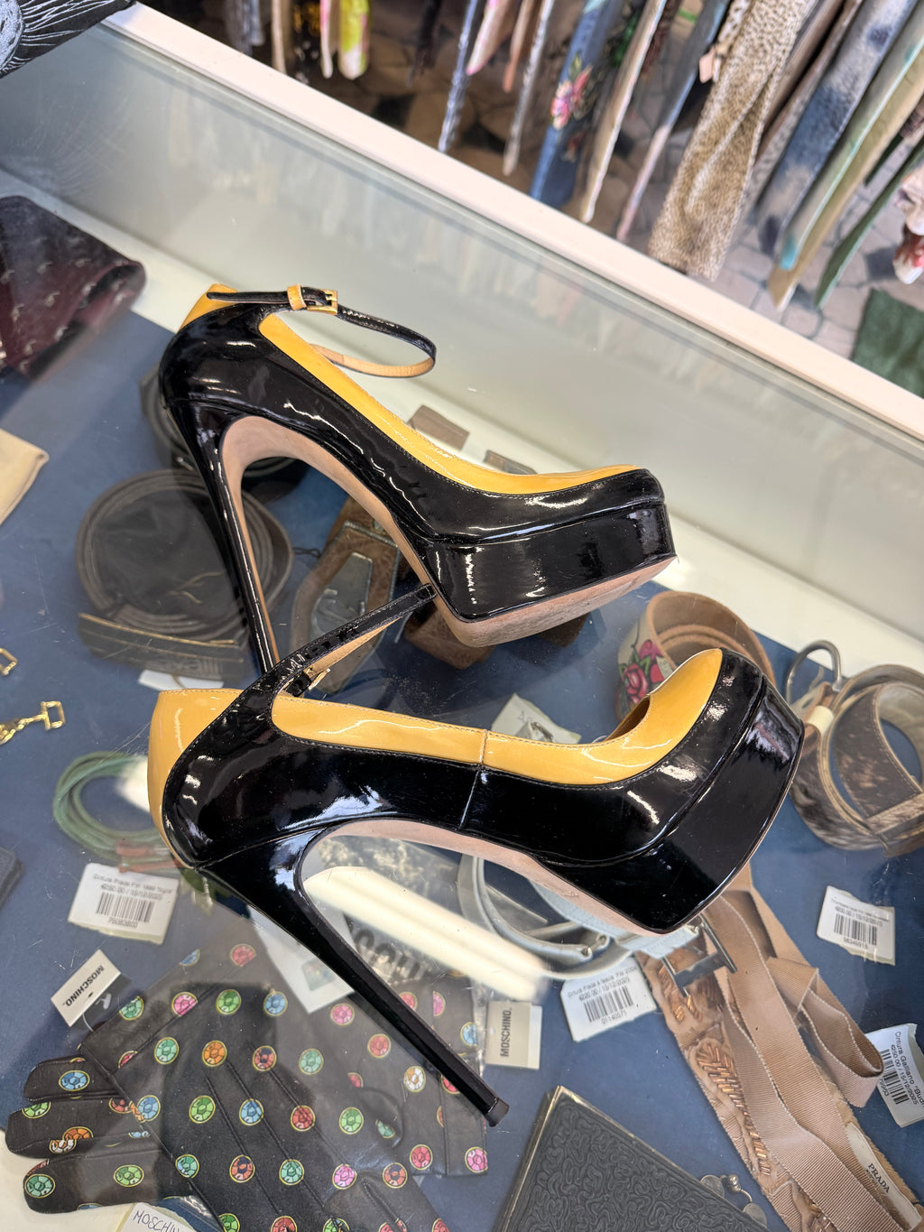 Décolleté Gianmarco Lorenzi 14 cm vernice