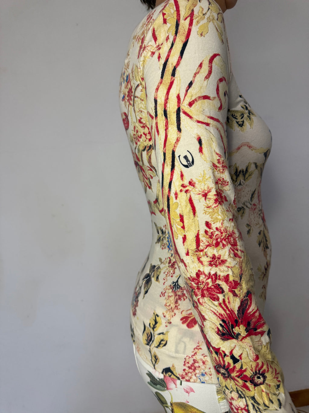 Top floreale bouquet Roberto Cavalli Just 2000”