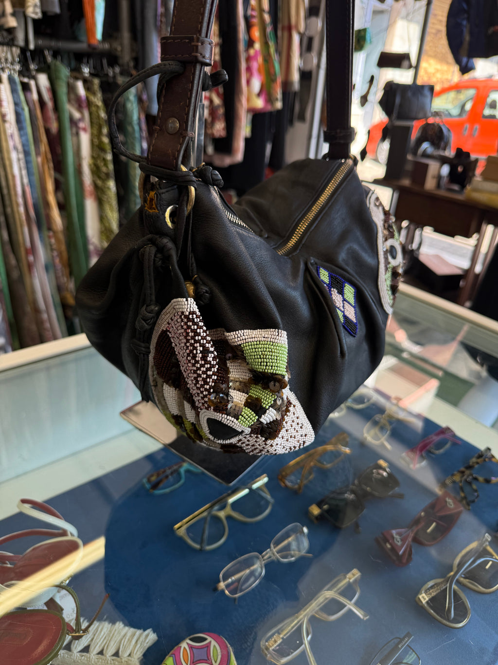 Borsa Etro ricamata in perline navajo 00s