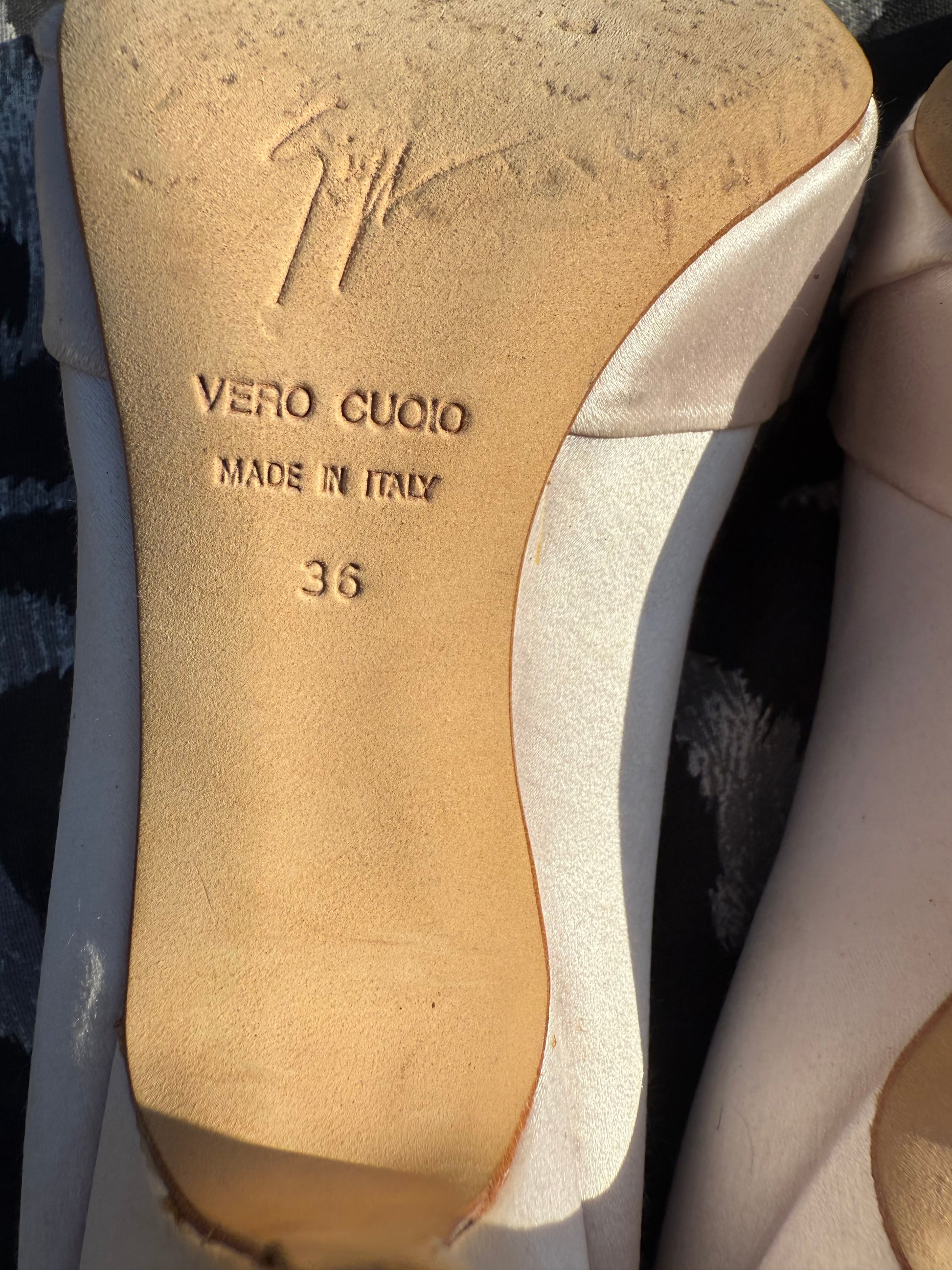 Décolleté open toe Giuseppe Zanotti vintage 00”