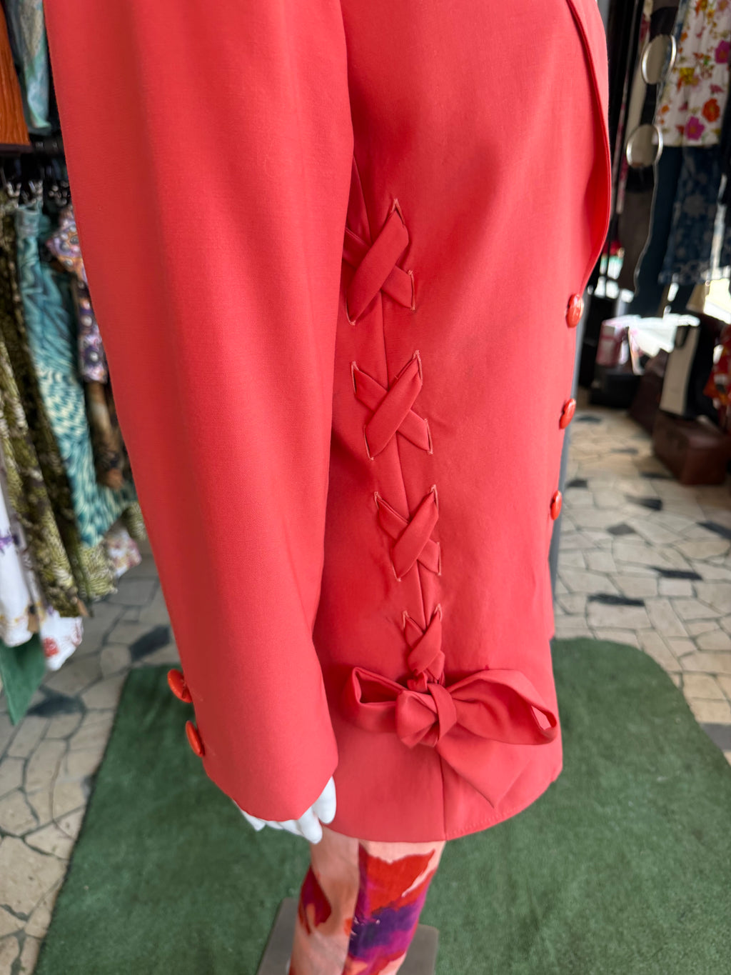 Giacca Valentino 1980s corsetto