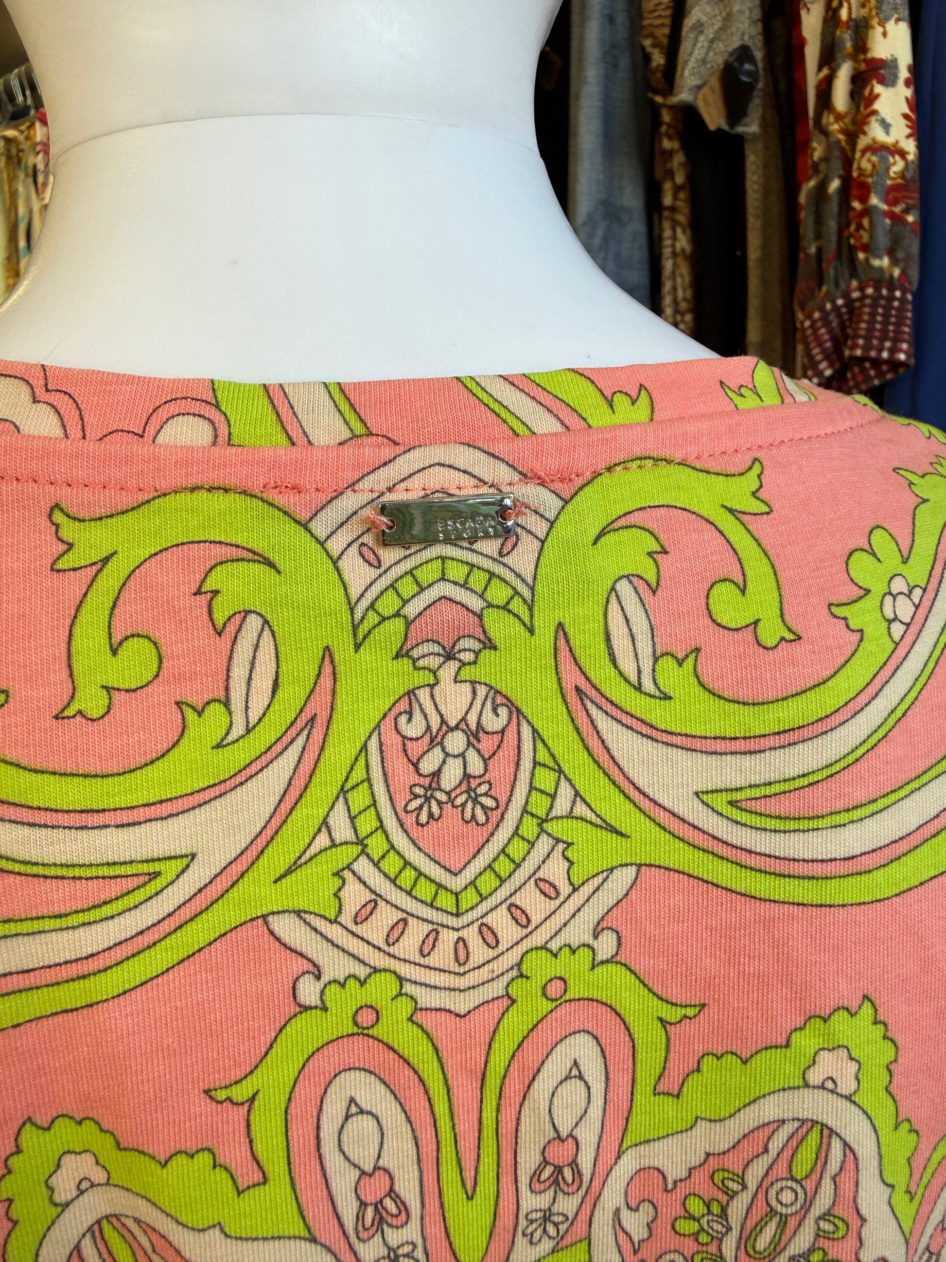 T-shirt Escada paisley 2000s