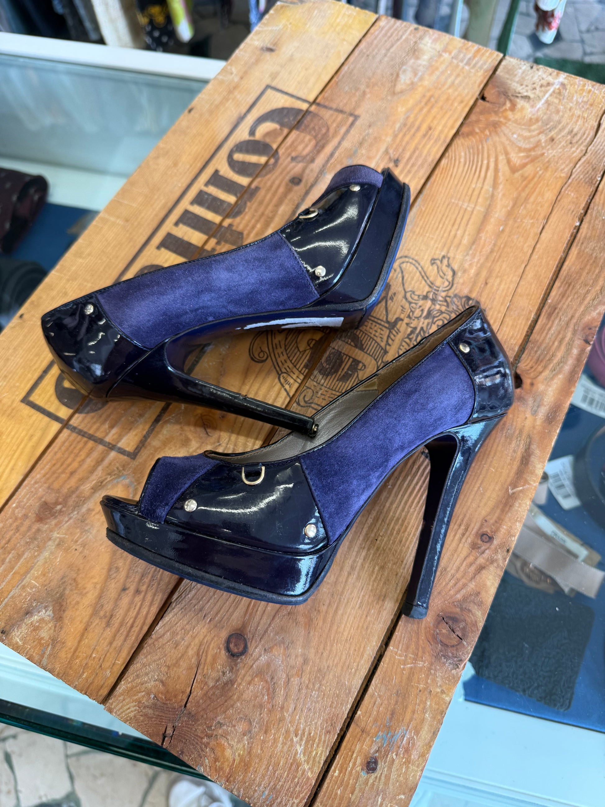 Décolleté Versace open toe 2010s