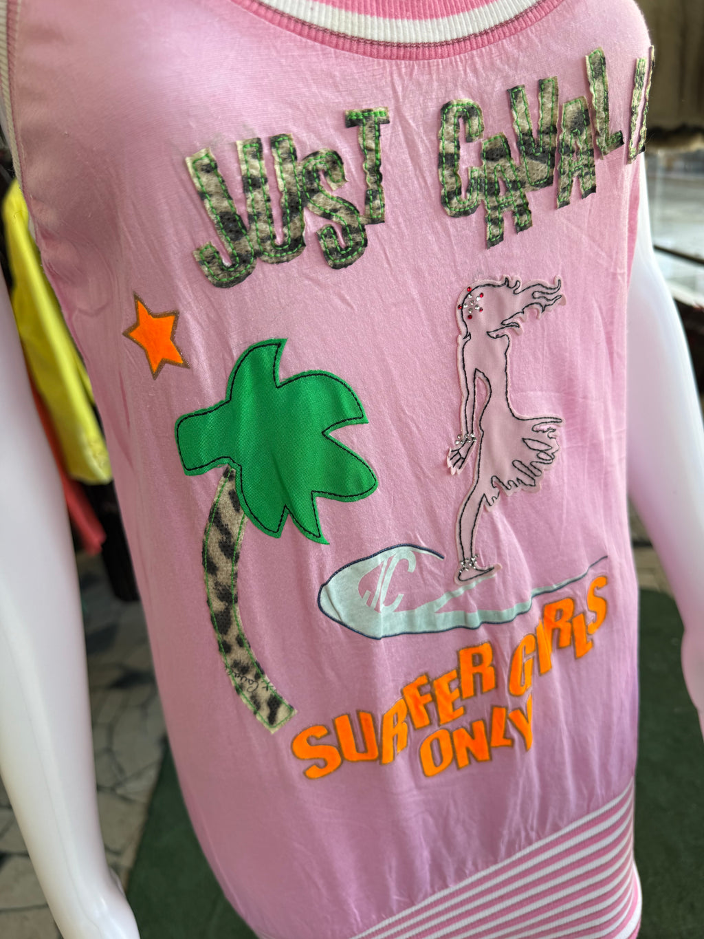 Abito Roberto Cavalli spiaggia 2000s