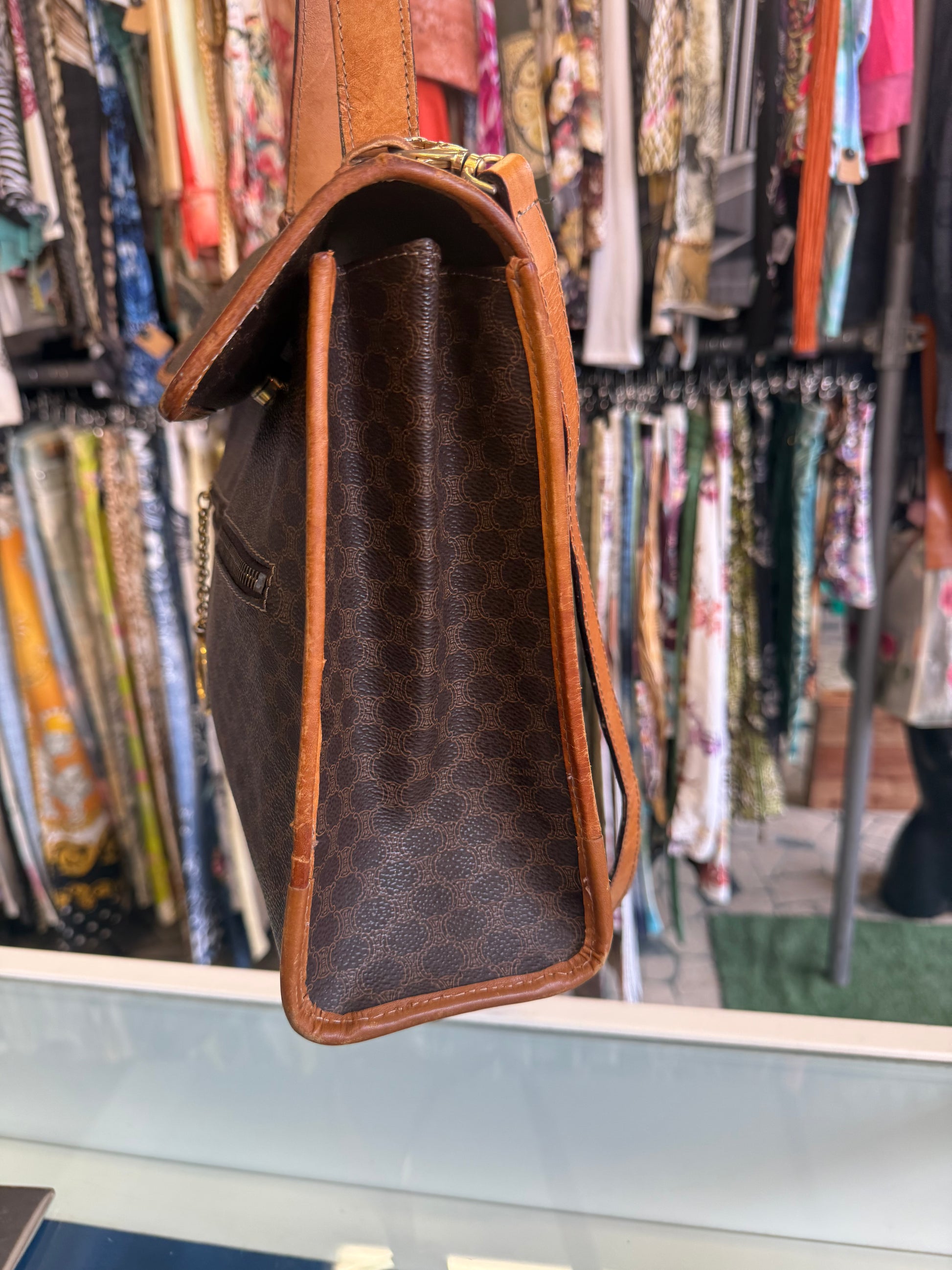 Borsa Celine Macadam a mano o tracolla 80s
