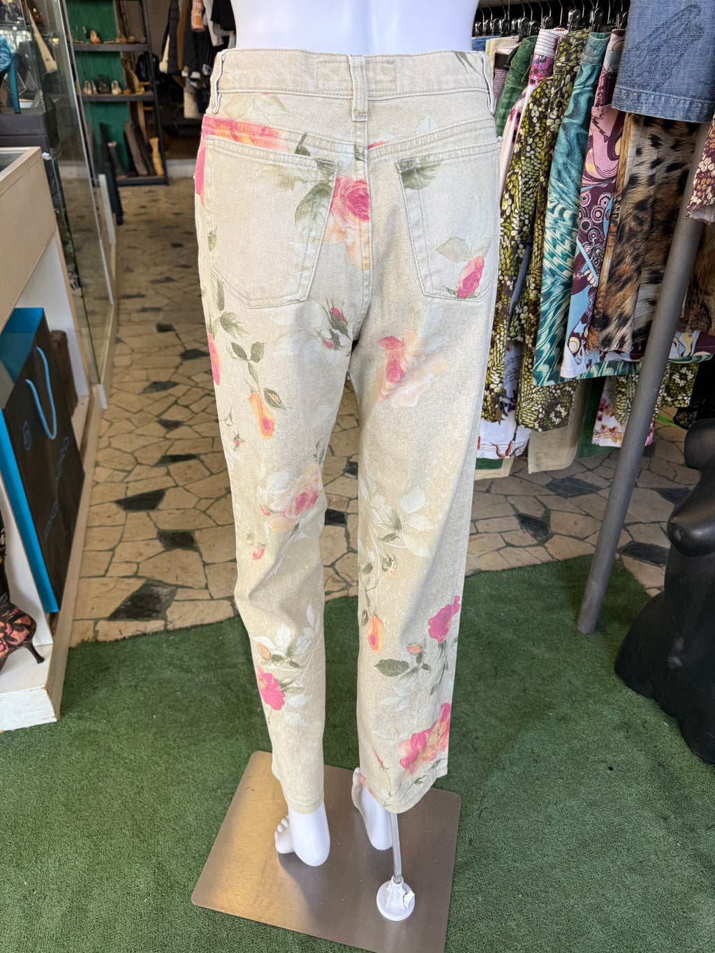 Jeans Roberto Cavalli SS1998 floreale