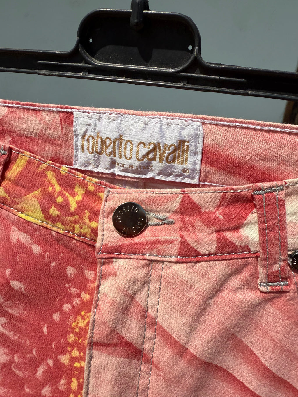 Jeans Roberto Cavalli SS2000 floreale