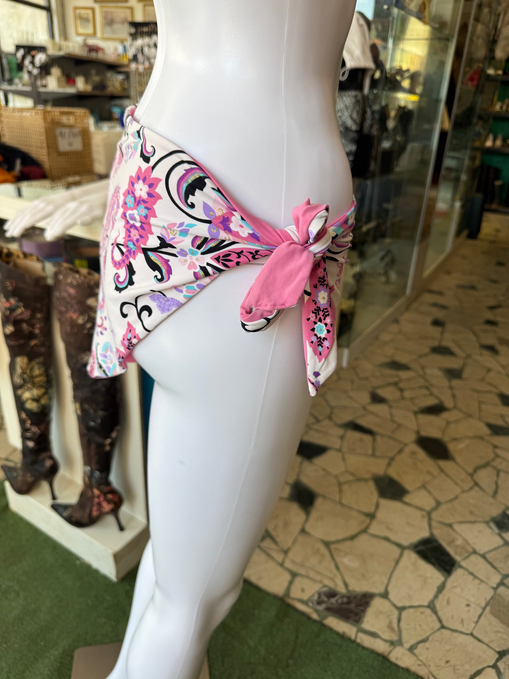 Pareo Roberto Cavalli paisley 2000s