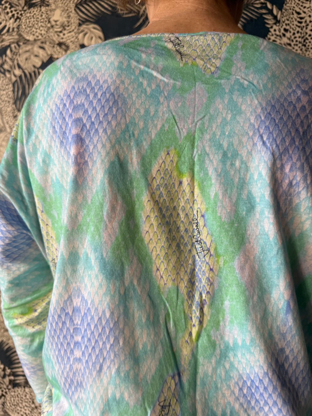 Top pitone multicolore Roberto Cavalli Just
