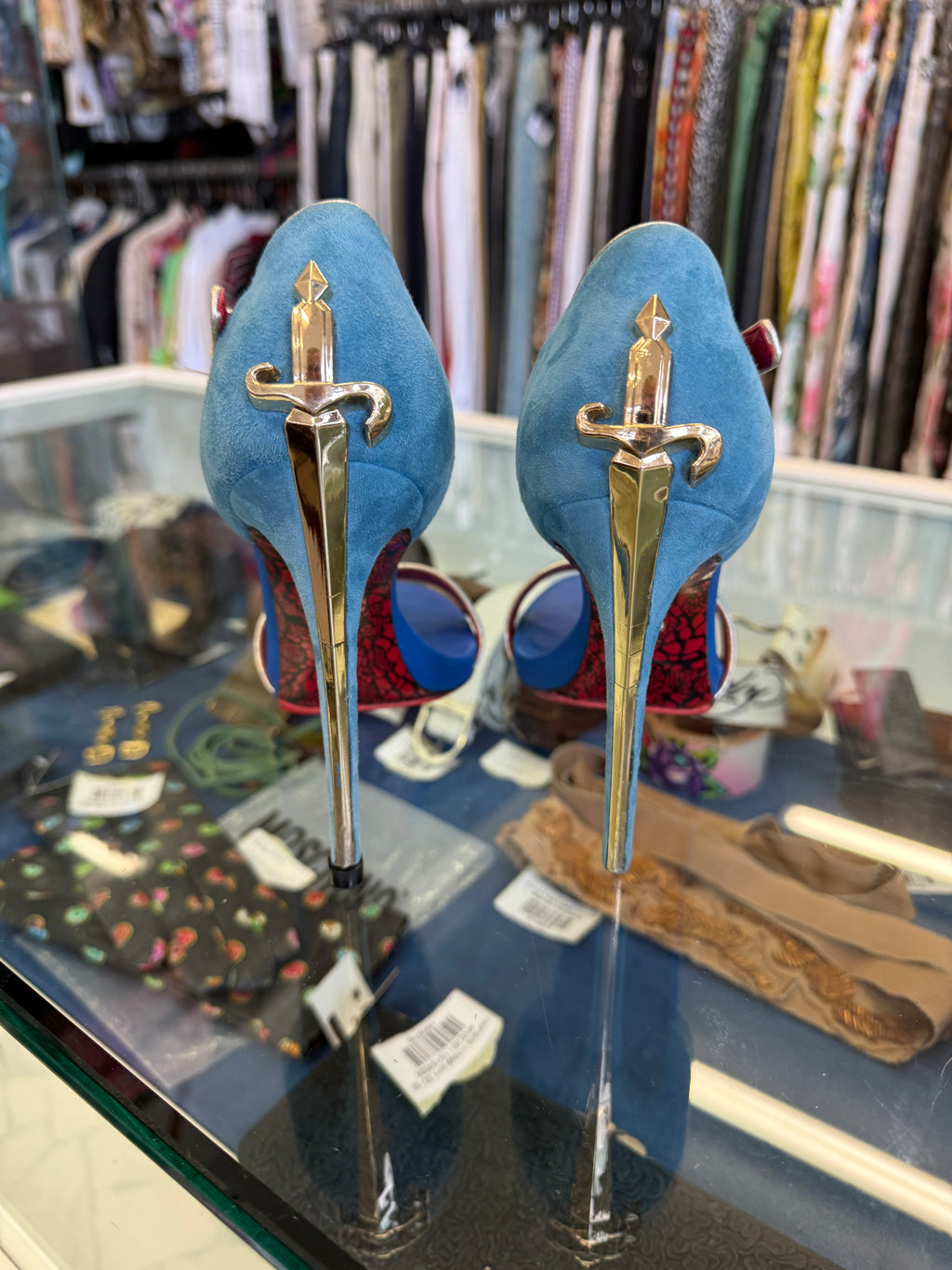 Sandali Cesare Paciotti Dagger Heels light blue