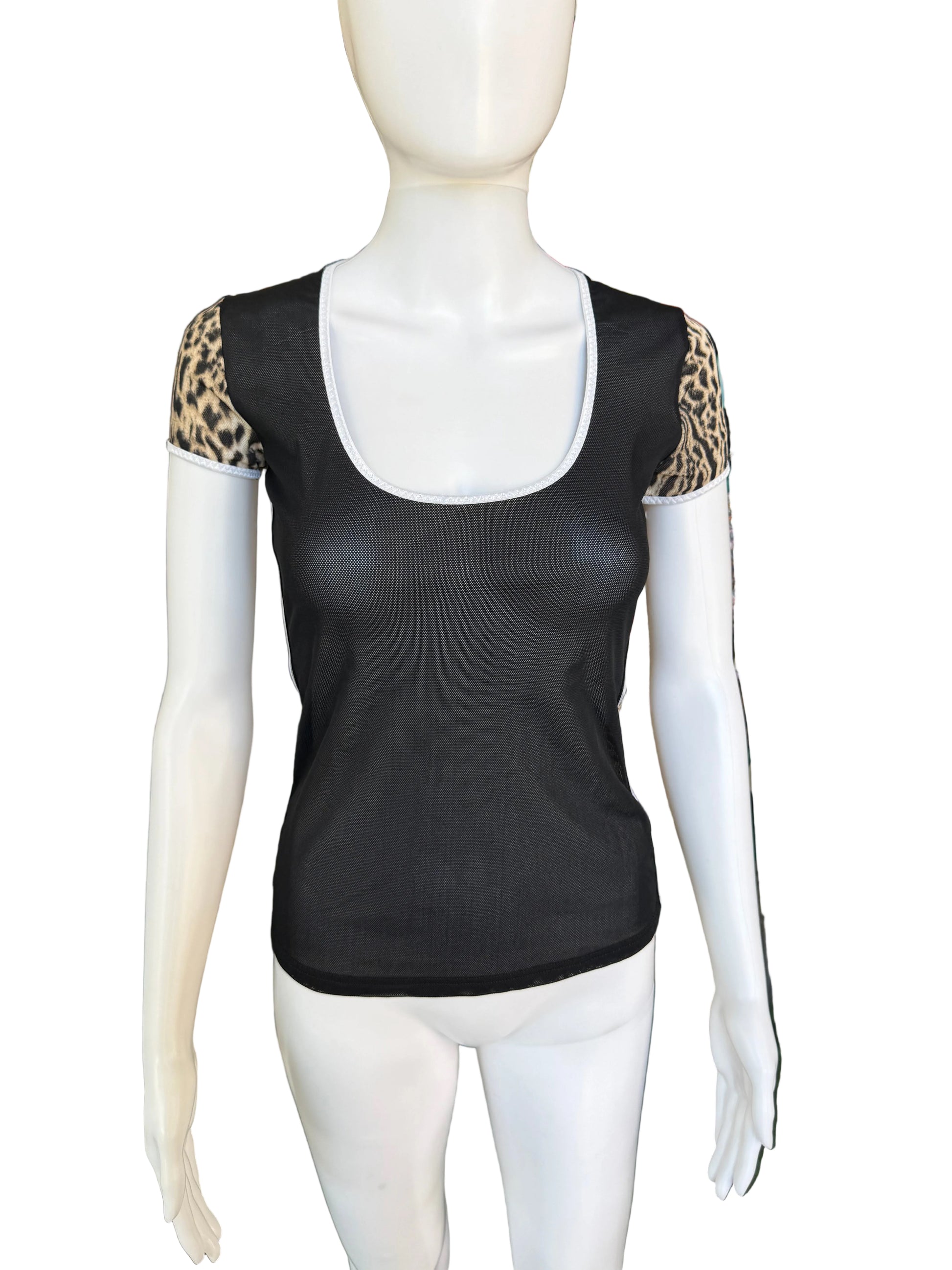 Top leopardo Roberto Cavalli 00s