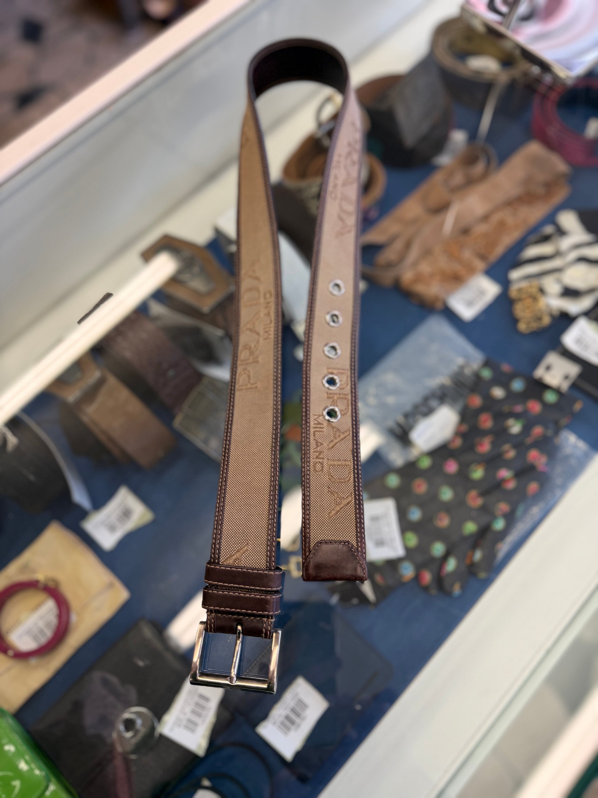 Cintura Prada Logo Jacquard 2000”