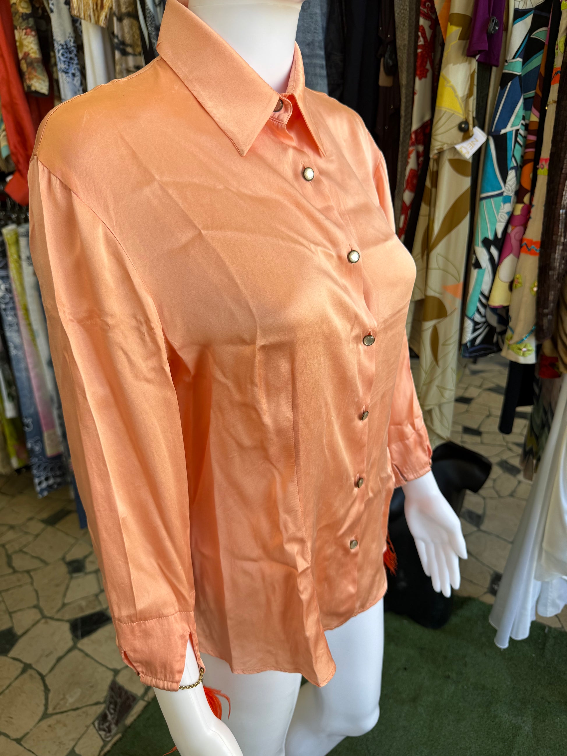 Camicia Roberto Cavalli SS2004 gioiello