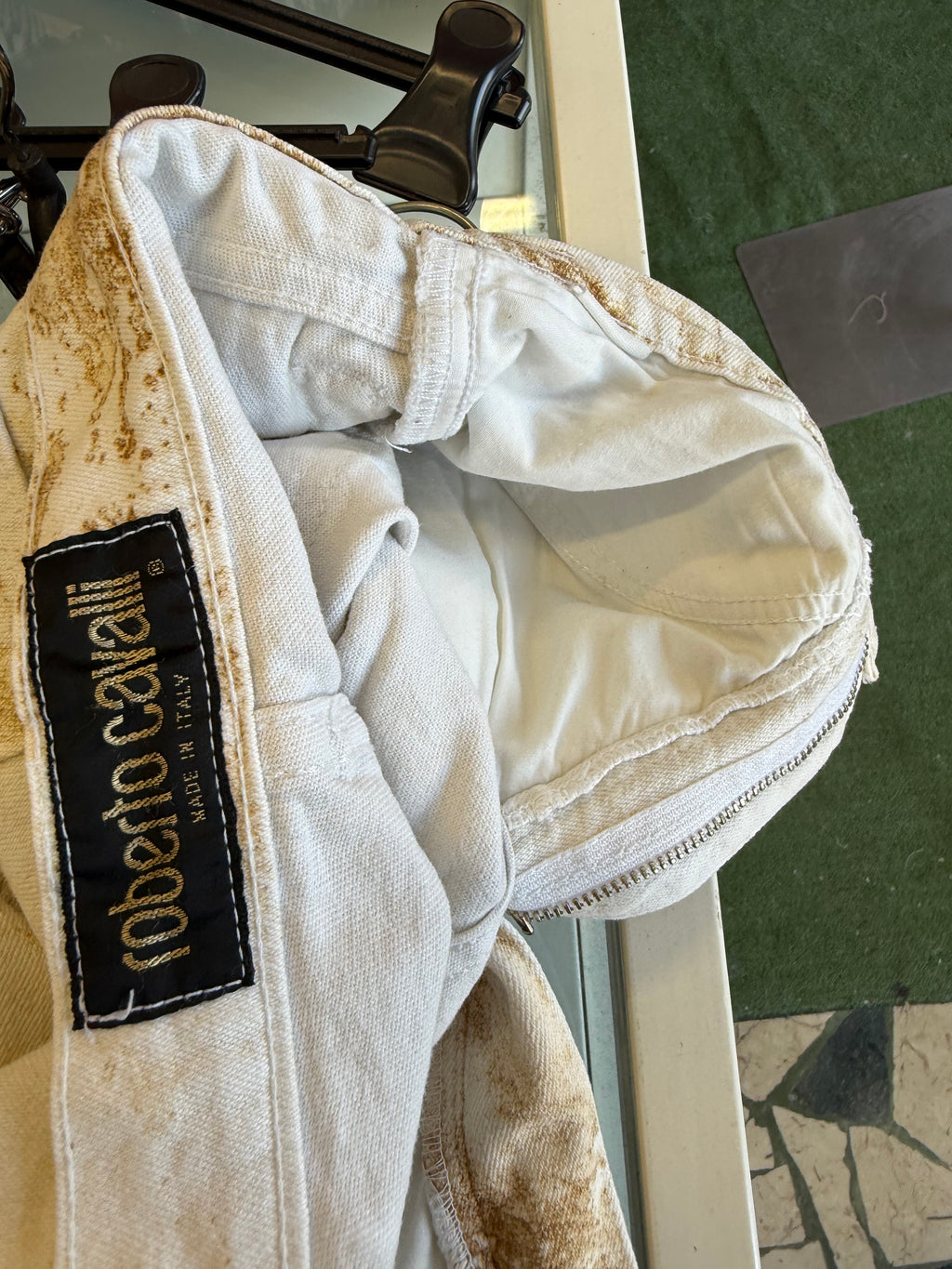 Jeans Roberto Cavalli  marmo e travertino 90s