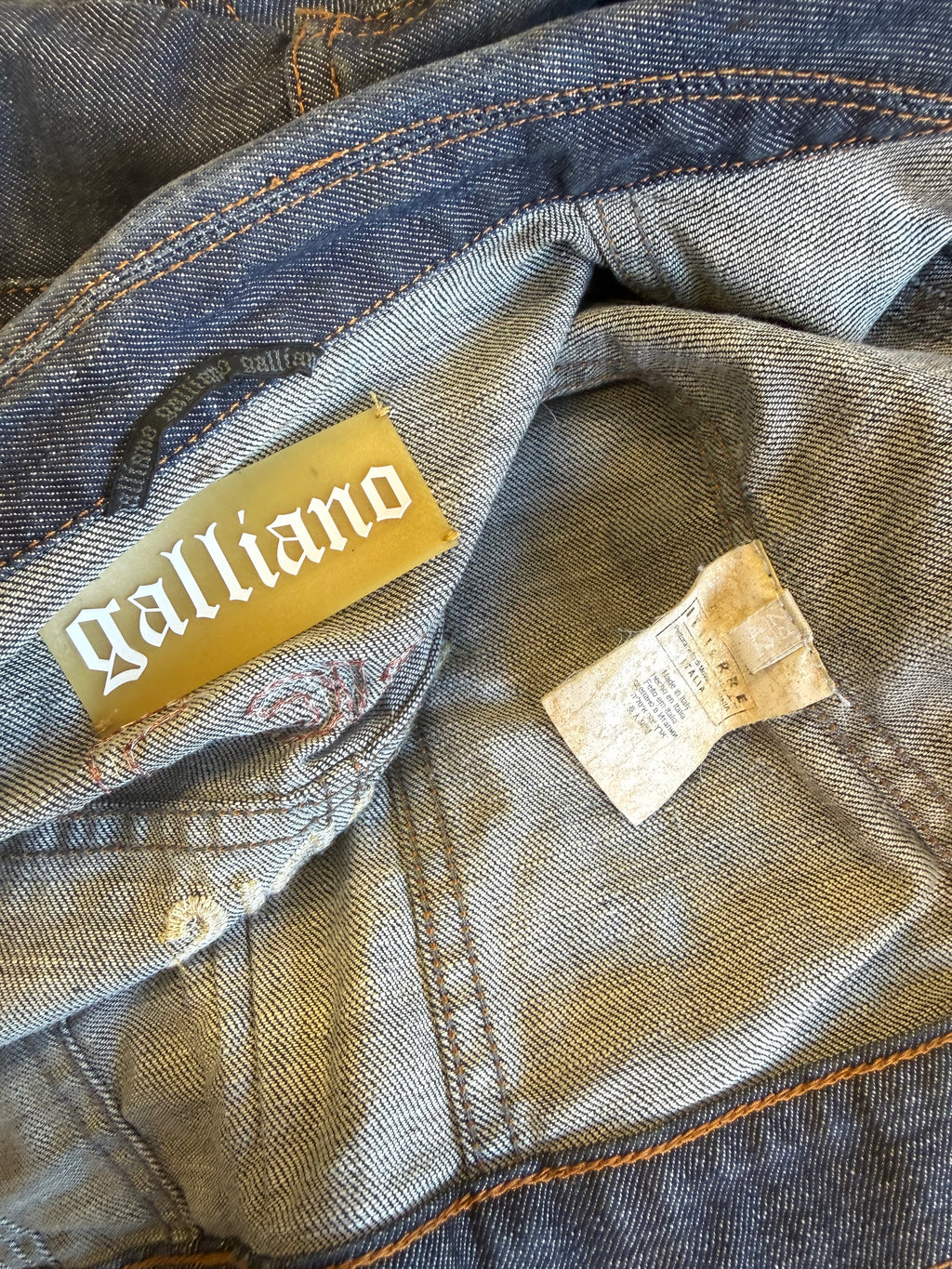 Giacca John Galliano ricamata 2000s
