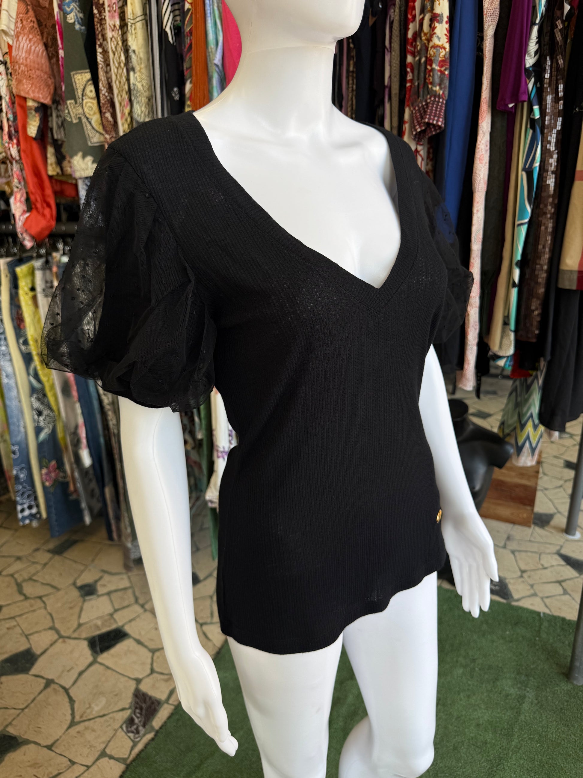 Top Dolce & Gabbana manica sbuffo 00s
