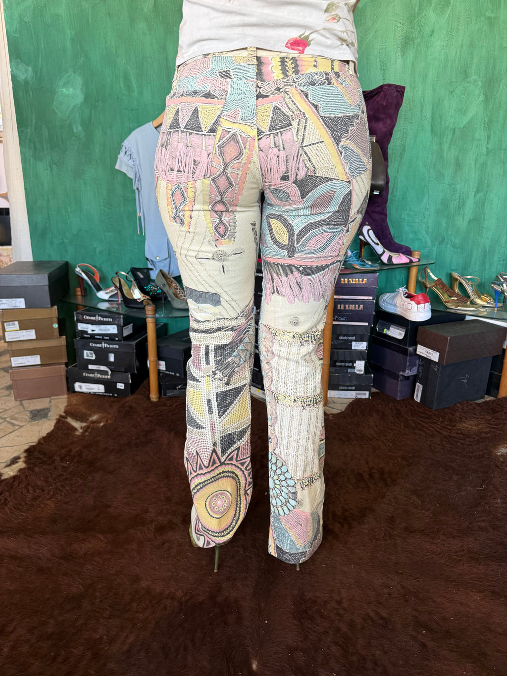 Jeans Navajo / Polinesia Roberto Cavalli SS2003