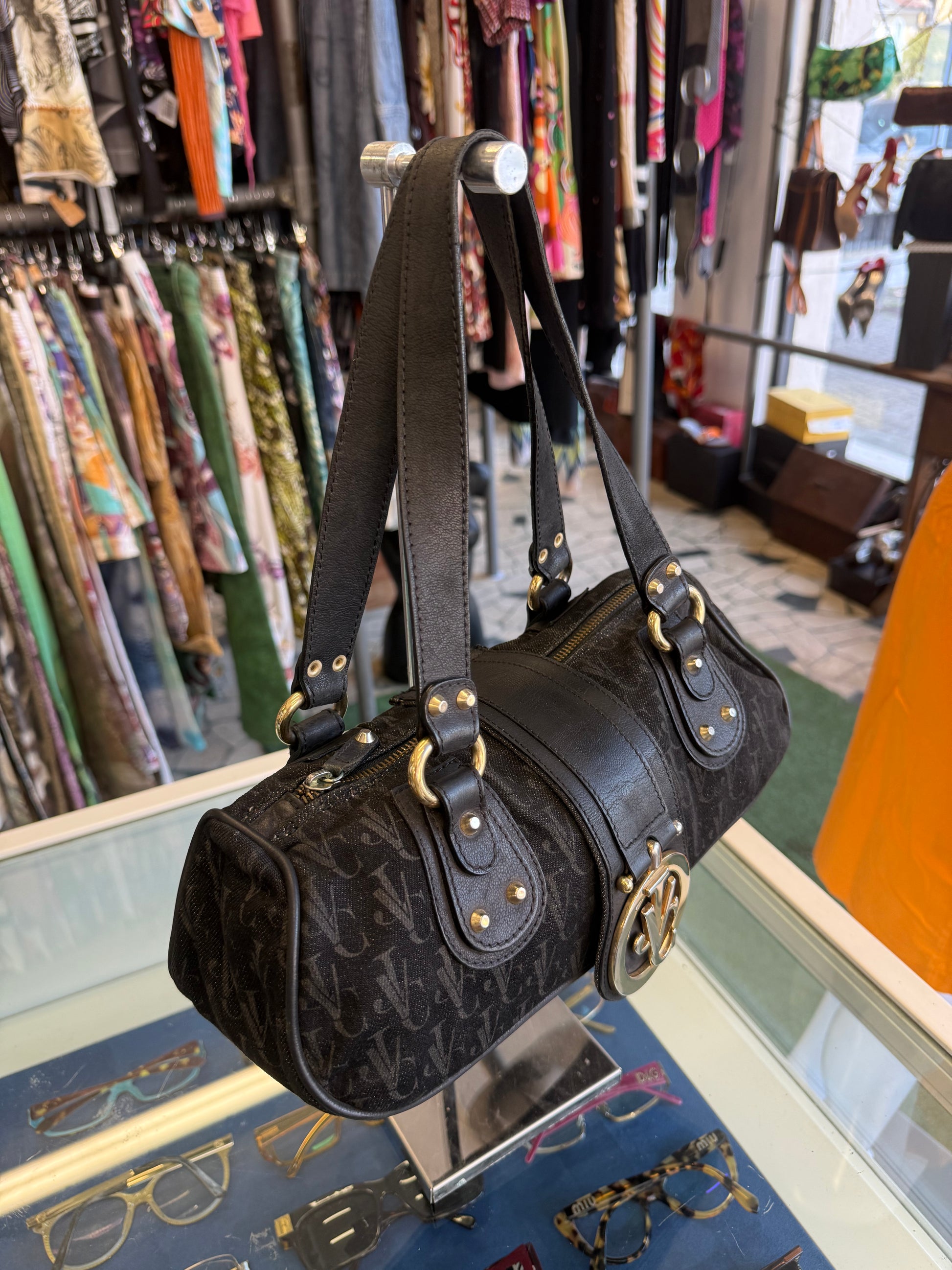 Borsa Versace logo pelle Y2K