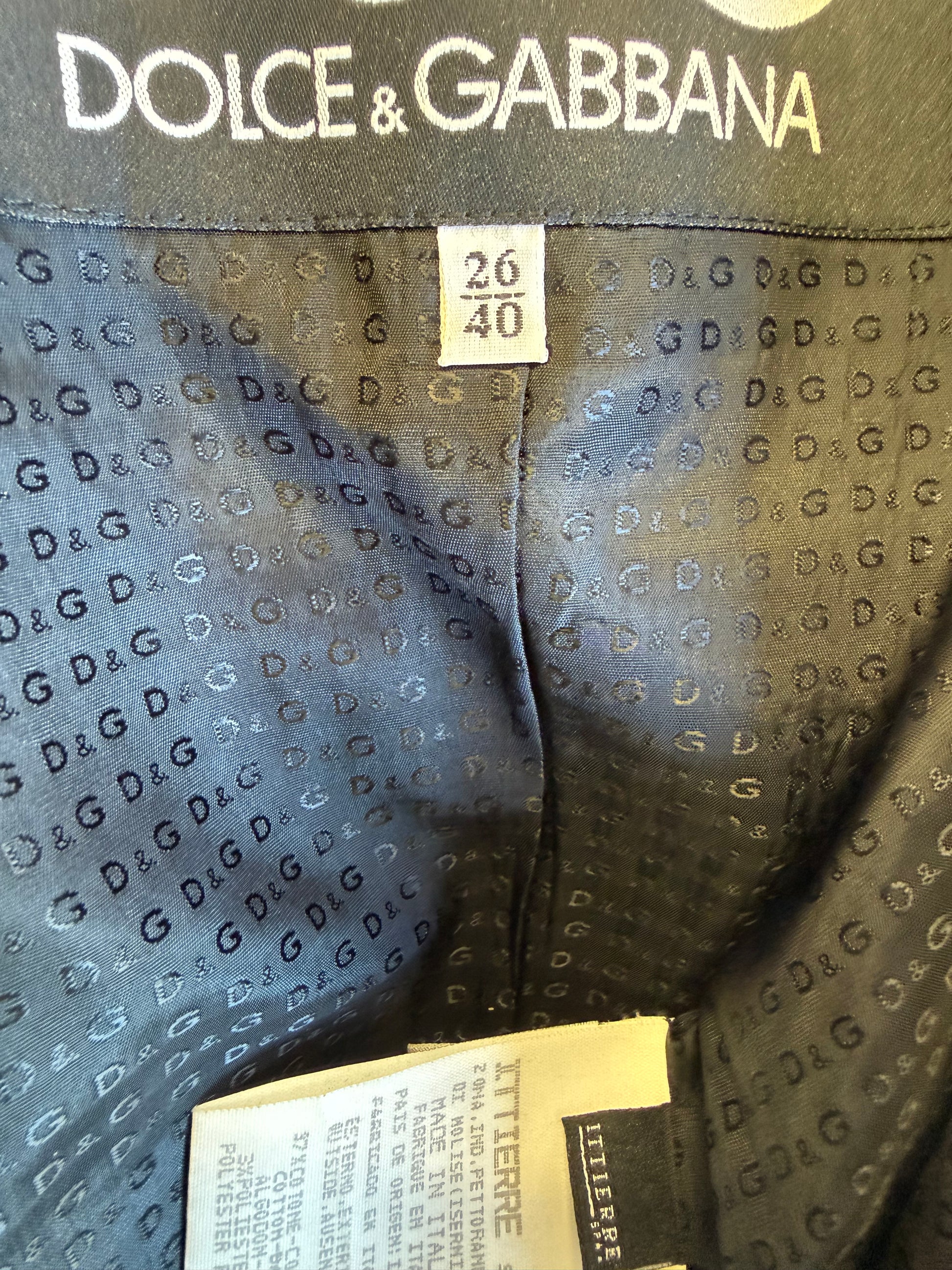 Blazer Dolce & Gabbana 1990s rombi