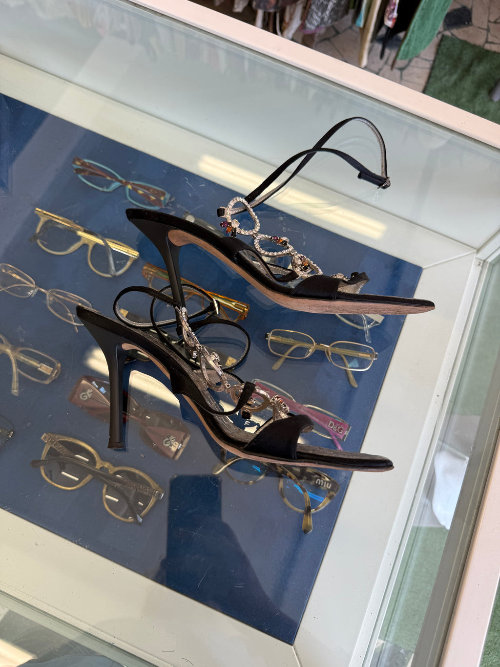 Sandalo gioiello Giuseppe Zanotti cristalli 00s