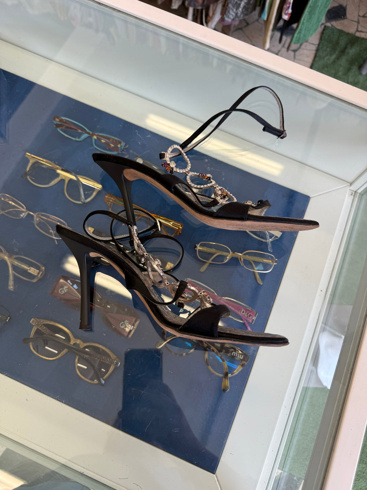 Sandalo gioiello Giuseppe Zanotti cristalli 00s