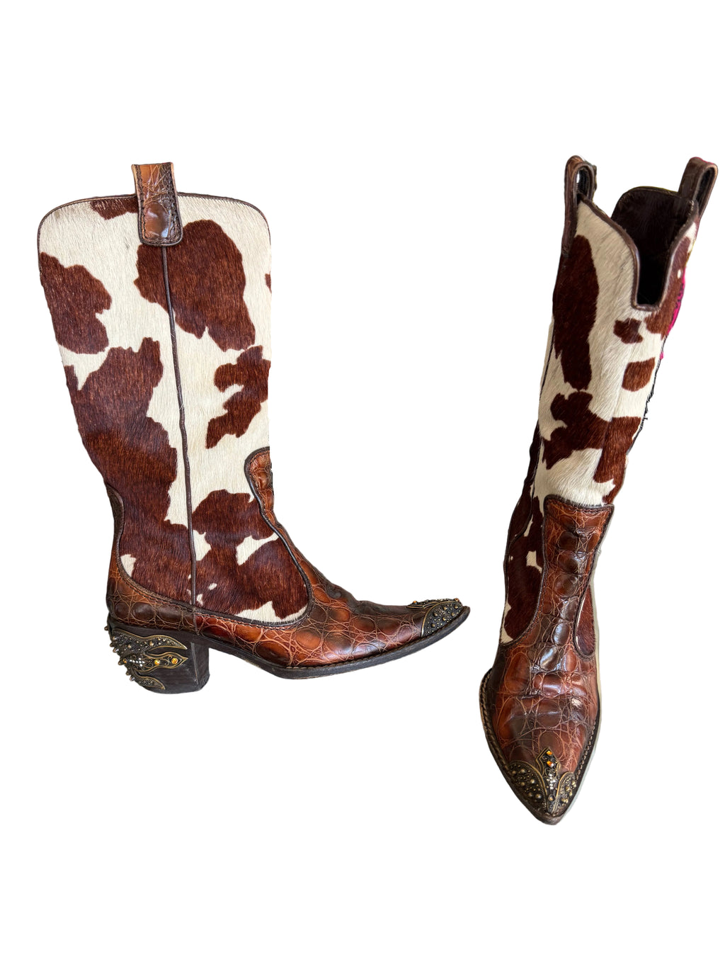Stivali gioiello Giuseppe Zanotti Cowboy Texani cavallino