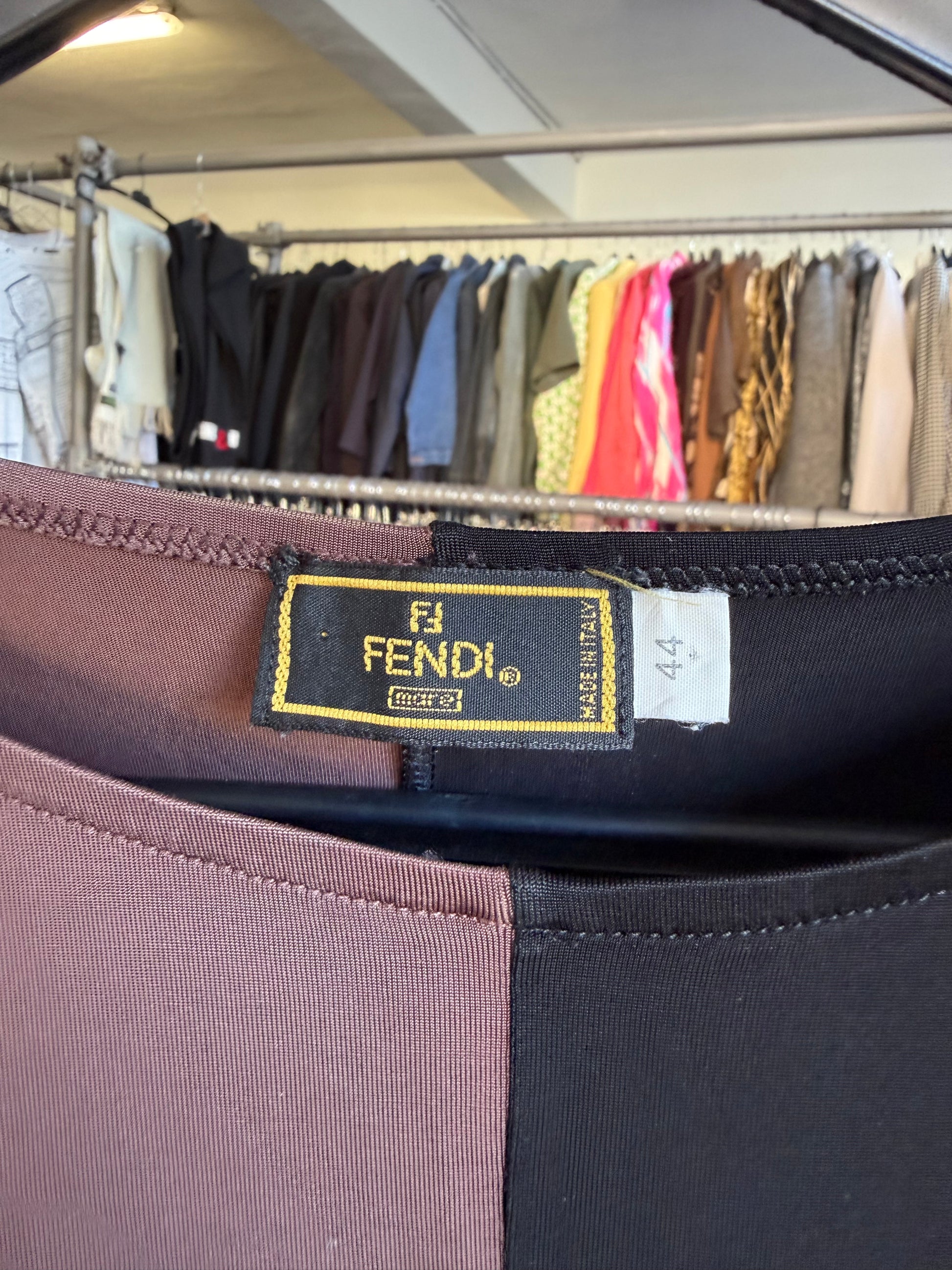Top Fendi 90s FF logo