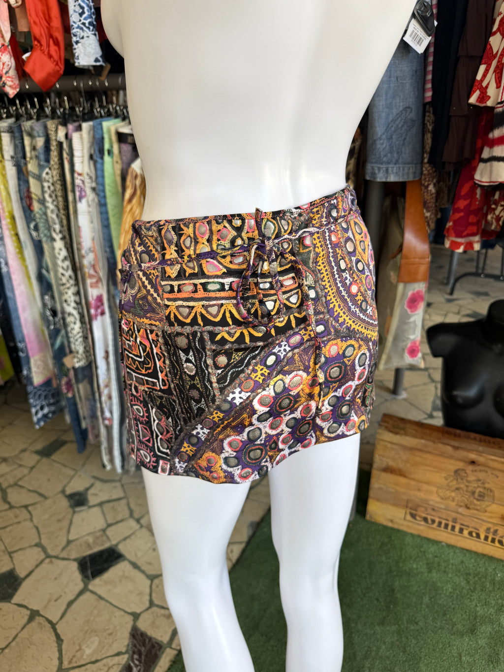 Pareo Roberto Cavalli etnico pois 2000s