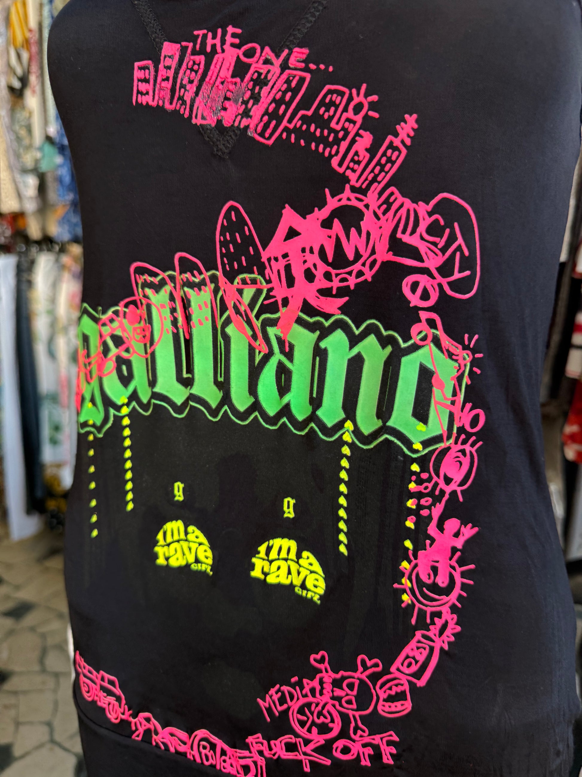Abito John Galliano estivo 00s 2 in 1