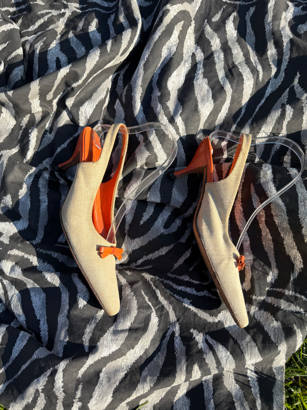 Sandali Slingback Prada 2000"