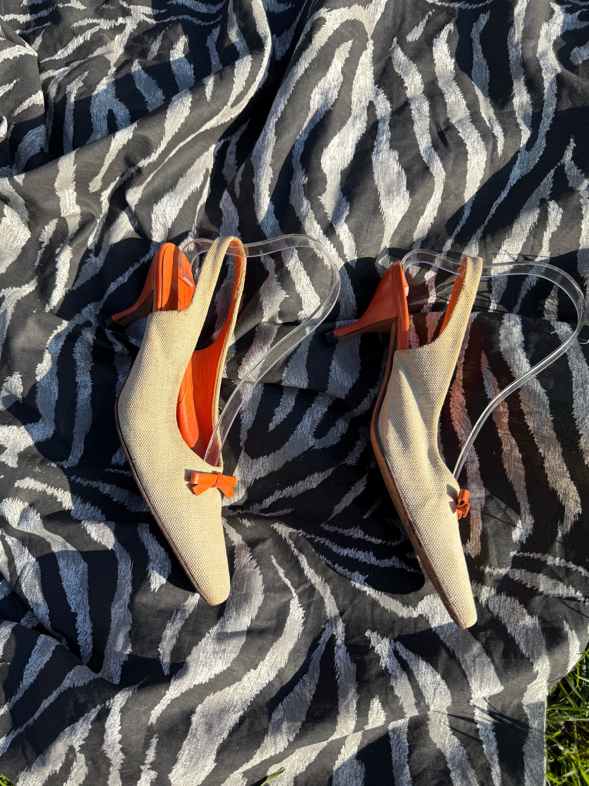 Sandali Slingback Prada 2000"