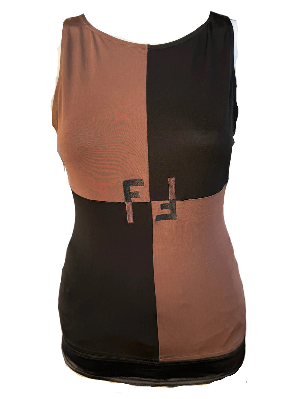 Top Fendi 90s FF logo