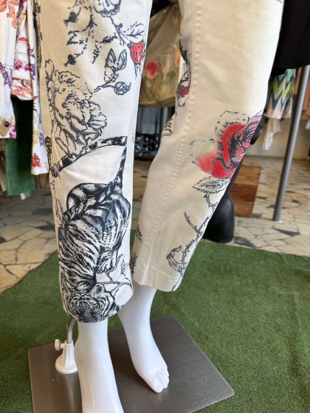 Jeans Roberto Cavalli SS2003 tattoo Tiger