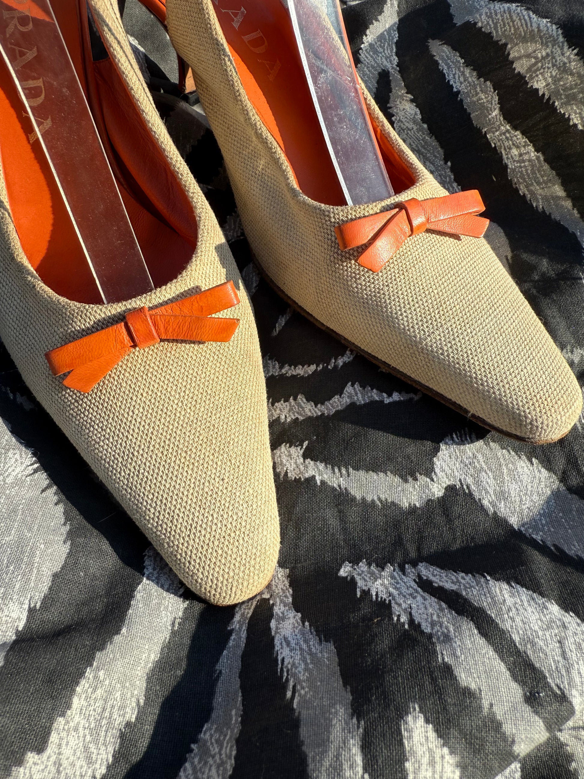 Sandali Slingback Prada 2000"