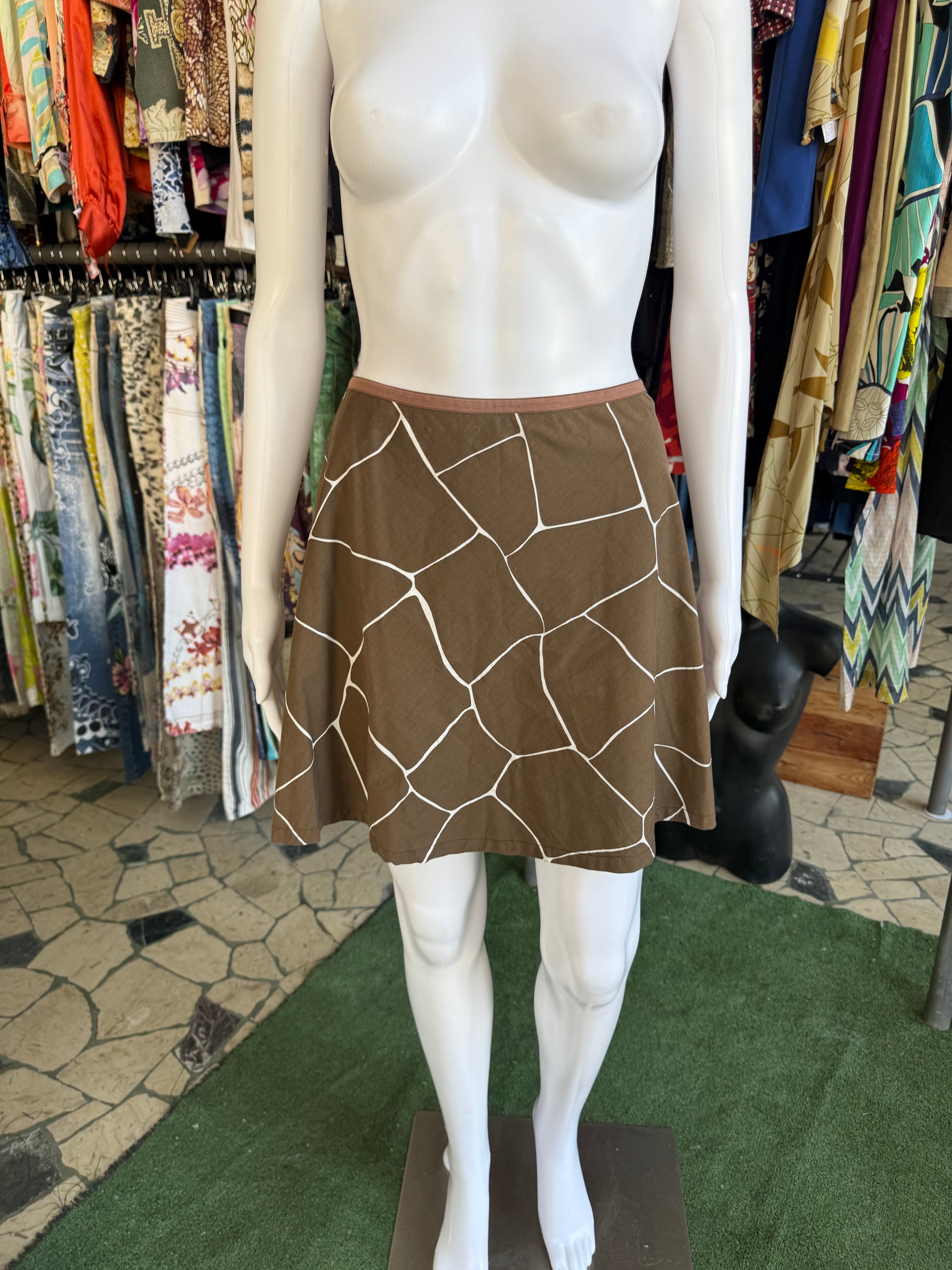 Gonna MiuMiu geometrie 1990s
