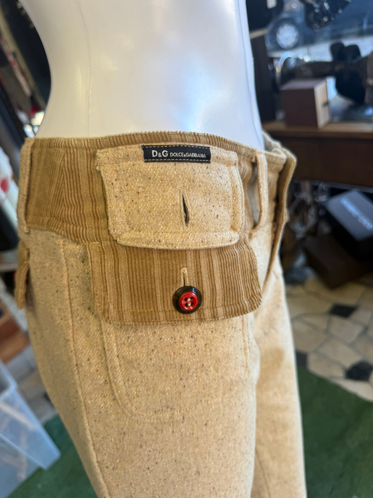 Pantalone lana Dolce & Gabbana 00s